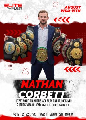 Nathan Corbett Seminar Geelong Muay Thai